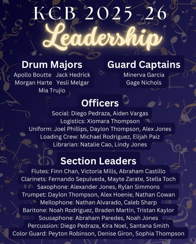 list of student leaders 2025-2026